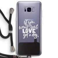 Partner in crime: Samsung Galaxy S8 Plus Transparant Hoesje met koord Partner in crime: Samsung Galaxy S8 Plus Transparant Hoesje met koord