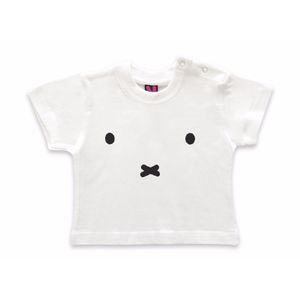 Wit baby t-shirt met Nijntje snoet 92 (18-24 mnd)  -