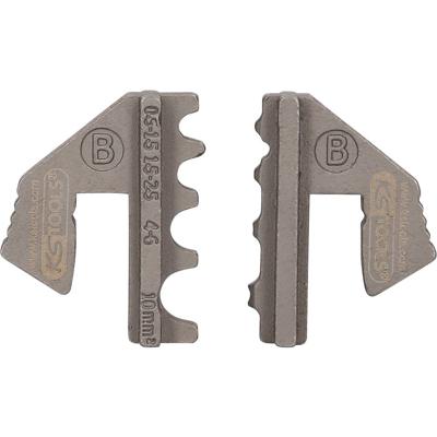 KS Tools 115.1416 Paar krimpinzetten voor niet-geïsoleerde kabelogen, Ø 0,5 - 10 mm