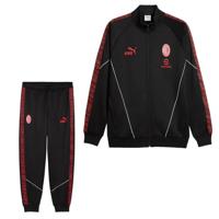 PUMA AC Milan Pre-Match KING Anthem Trainingspak Full-Zip 2025-2026 Zwart Rood Wit