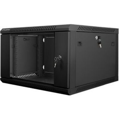 Lanberg WF01-6606-10B rack 6U Wandrek Zwart