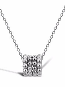 Pragnell collier Bohemia or blanc 18ct à pendentif - Argent