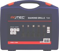 Rotec 5 delige Diamanttegelborenset m14 6/8/10/12/14 mm - 7579001