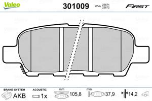 Valeo Remblokset 301009