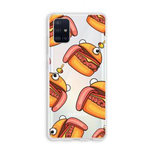 Hamburger: Galaxy A51 4G Transparant Hoesje