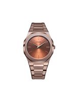 D1 Milano montre Ultra Thin 40 mm - Marron - thumbnail