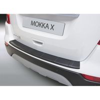 Bumper beschermer passend voor Opel Mokka X 10/2016- 'Ribbed' Zwart GRRBP915