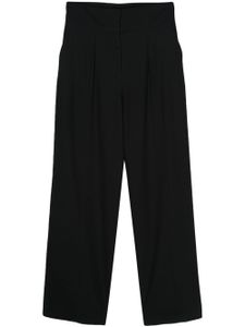 IRO pantalon ample à taille haute - Noir