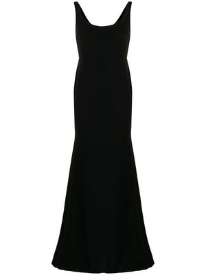 Alex Perry robe longue à design sans manches - Noir