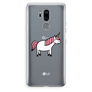 Eenhoorn: LG G7 Thinq Transparant Hoesje