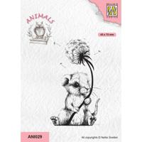 Nellie's Choice • animals clear stempels mouse with dandelion-fluff