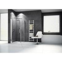Novellini Giada draaideur G 84/87x195cm rechts wit profiel en helder glas GIADN2G84LD1A Novellini Giada draaideur G 84/87x195cm rechts wit profiel en helder glas GIADN2G84LD1A