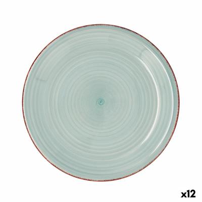 Dinerbord Quid Vita Aqua Turkoois Keramisch Ø 27 cm (12 Stuks)