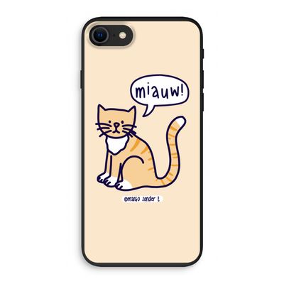 Miauw: iPhone SE 2020 Biologisch afbreekbaar hoesje