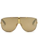 Philipp Plein lunettes de soleil à monture oversize - Or