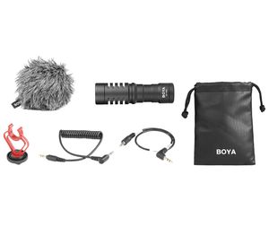 Boya BY-MM1 compacte richtmicrofoon voor smartphone en camera