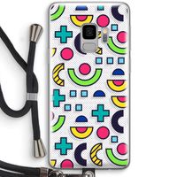 8-bit N°6: Samsung Galaxy S9 Transparant Hoesje met koord