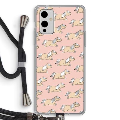 Ponys: OnePlus 9 Transparant Hoesje met koord