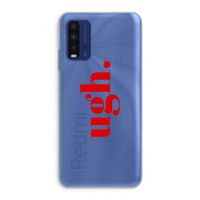 Ugh: Xiaomi Redmi 9T Transparant Hoesje