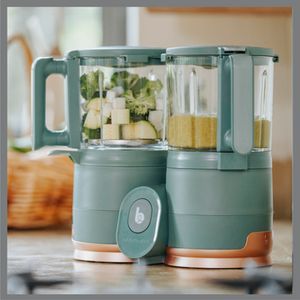 Multifunctionele keukenmachine Nutribaby Glass BABYMOOV groengrijs