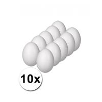 Piepschuim ei - 10x - 8 cm - zelf Paaseieren maken - hobby