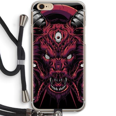 Hell Hound and Serpents: iPhone 6 / 6S Transparant Hoesje met koord