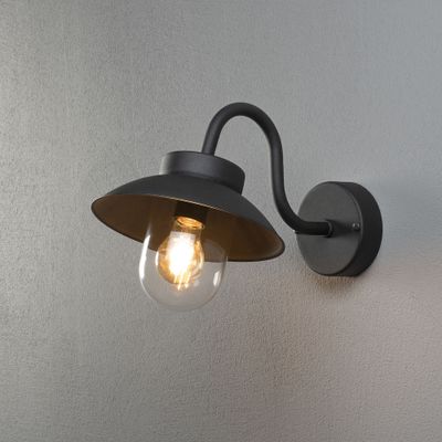 Wandlamp Vega Mini zwart Konstsmide 417-750