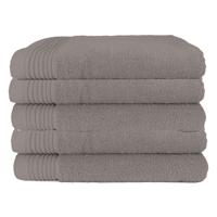 The One Badhanddoek Deluxe 70x140 550 gram Taupe (5 stuks) The One Badhanddoek Deluxe 70x140 550 gram Taupe (5 stuks)