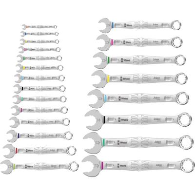 Wera 05020232001 6003 Joker 22 Set 1 Ring-steeksleutelset 22-delig Sleutelbreedte (metrisch) 8 - 23 mm