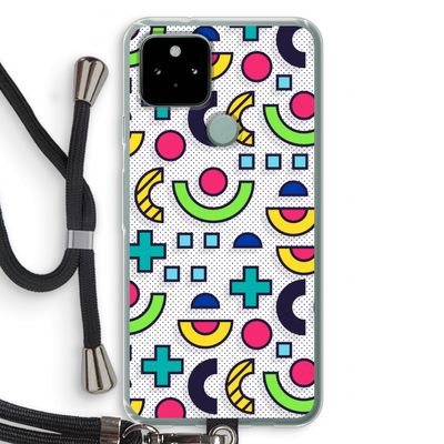 8-bit N°6: Pixel 5 Transparant Hoesje met koord