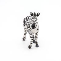 Plastic speelgoed figuur zebra 12 cm   - - thumbnail