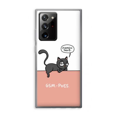 GSM poes: Samsung Galaxy Note 20 Ultra / Note 20 Ultra 5G Transparant Hoesje