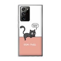 GSM poes: Samsung Galaxy Note 20 Ultra / Note 20 Ultra 5G Transparant Hoesje