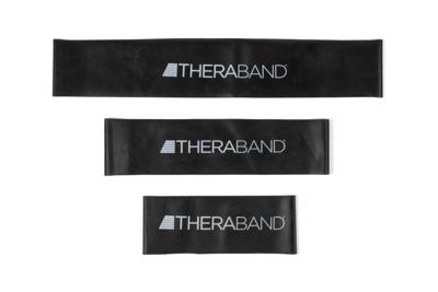 Theraband Loops 30 cm/ 12" extra zwaar - zwart
