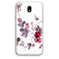 Mooie bloemen: Samsung Galaxy J7 (2017) Transparant Hoesje
