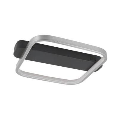 Highlight Design plafondlampAscona zwart met nikkel 30cm - P6610.30