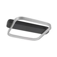 Highlight Design plafondlampAscona zwart met nikkel 30cm - P6610.30