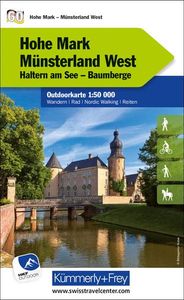 Wandelkaart 60 Outdoorkarte Hohe Mark, Münsterland West | Kümmerly & F