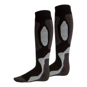 Rucanor Svindal skisokken 2-pack unisex zwart/grijs maat 35-38