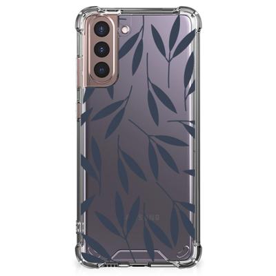 Samsung Galaxy S21 Plus Case Leaves Blue Samsung Galaxy S21 Plus Case Leaves Blue