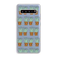 Sansevieria: Samsung Galaxy S10 5G Transparant Hoesje - thumbnail