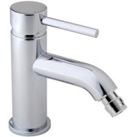 Wiesbaden Cadans Chroom Bidetkraan met Clickwaste