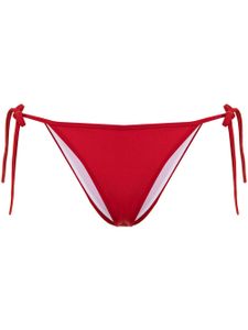 DSQUARED2 bas de bikini à slogan imprimé - Rouge