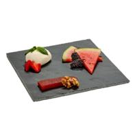 serveerplank - Leisteen - 25 x 25 cm - presenteerbord - keuken