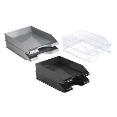 Kantoor brievenbakjes set van 8x stuks A4 formaat - 3x kleuren