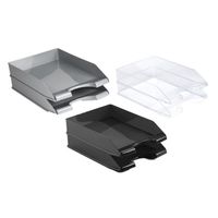 Kantoor brievenbakjes set van 8x stuks A4 formaat - 3x kleuren