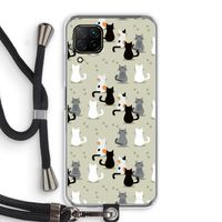 Katten: Huawei P40 Lite Transparant Hoesje met koord