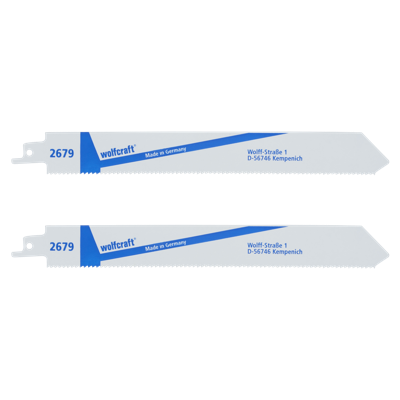 Wolfcraft Sabelzaagbladen | BiM | 220mm | 2 stuks - 2679000