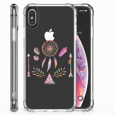 Apple iPhone X | Xs Stevig | Bumper Hoesje | Boho Dreamcatcher