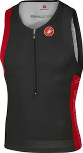 Castelli Free tri top heren zwart/rood 16069-231 S